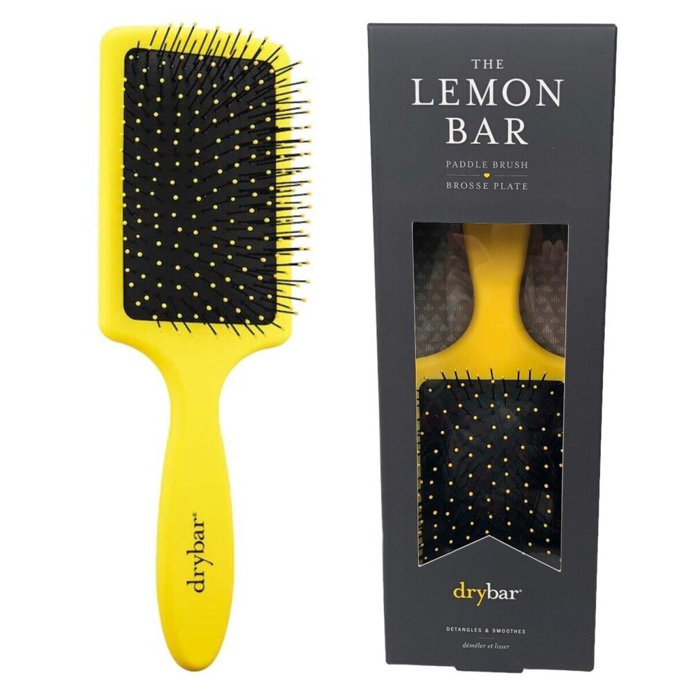 NEW The Lemon Bar Paddle Brush Detangling Brush Drybar Hair Brush